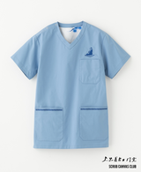 男女通用款 Scrub Canvas Club 刷手衣:上出長右衛門窯