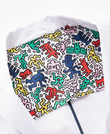 男女通用款 Scrub Canvas Club 醫師袍:Keith Haring - Classico克萊希台灣官方網站 - コート