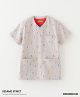 男女通用款 Scrub Canvas Club 刷手衣:SESAME STREET - Classico克萊希台灣官方網站 - スクラブ