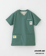 男女通用款 Scrub Canvas Club 刷手衣:Wonder Art 旭山動物園 - Classico克萊希台灣官方網站 - スクラブ