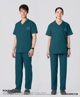男女通用款 Scrub Canvas Club:<BR>寶可夢刷手褲 - Classico克萊希台灣官方網站 - スクラブ