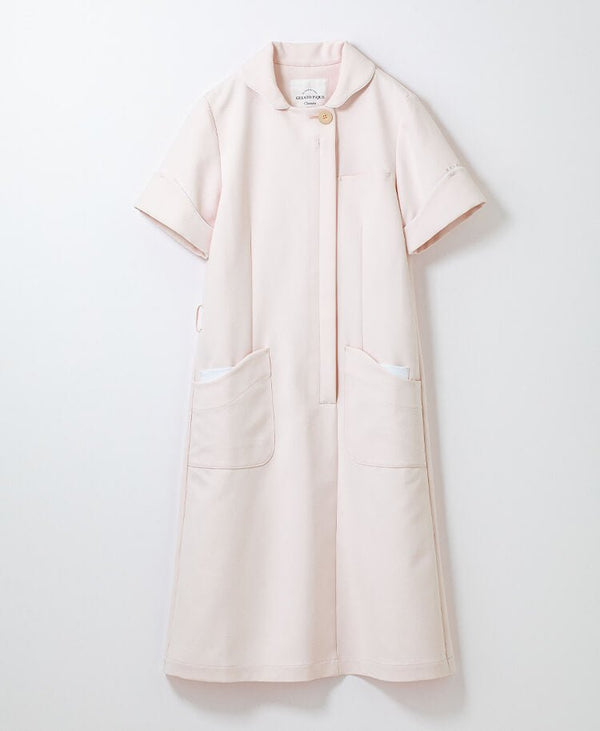 女款 GELATO PIQUE & Classico護士服 曲線美短袖洋裝 - Classico克萊希台灣官方網站-ワンピース