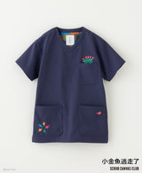 男女通用款 Scrub Canvas Club:小金魚逃走了刷手衣