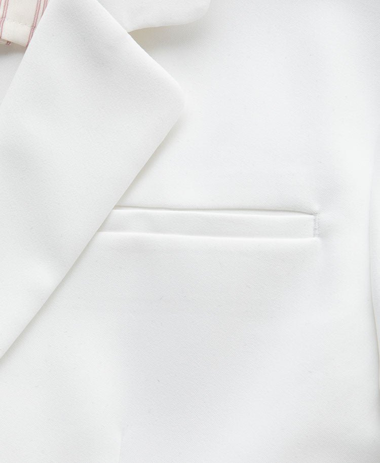 女款 中短版波浪襬輕盈醫師袍 - Classico克萊希台灣官方網站 - コート