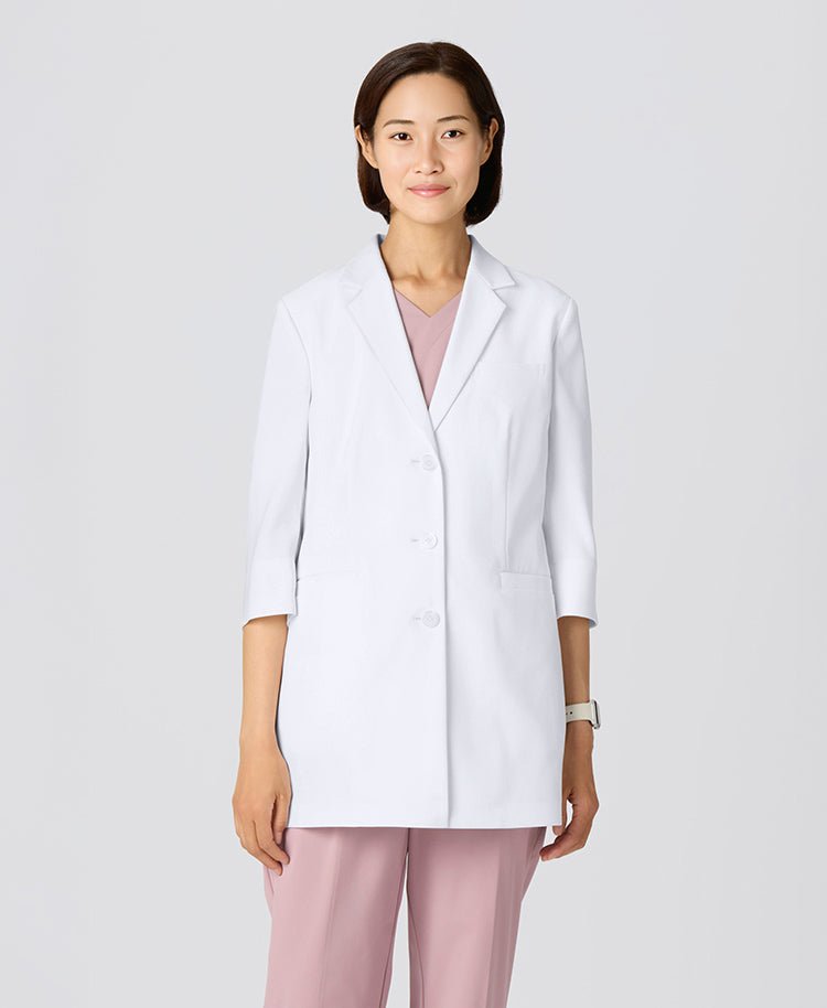 女款 雙衩中短版輕盈醫師袍・LIGHT - Classico克萊希台灣官方網站 - コート