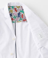 男女通用款 Scrub Canvas Club 醫師袍:Keith Haring - Classico克萊希台灣官方網站 - コート