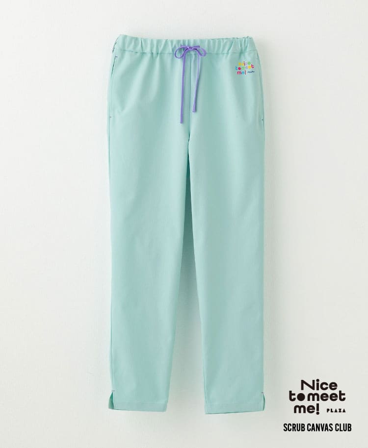 男女通用款 Scrub Canvas Club: Nice to meet me!刷手褲 - Classico克萊希台灣官方網站 - スクラブ