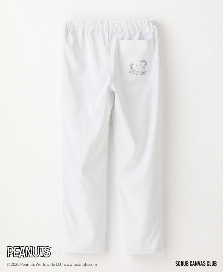 男女通用款 Scrub Canvas Club 刷手褲:PEANUTS - Classico克萊希台灣官方網站 - スクラブ