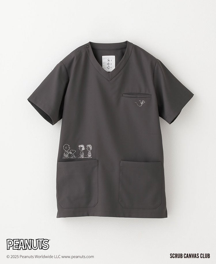 男女通用款 Scrub Canvas Club 刷手衣:PEANUTS - Classico克萊希台灣官方網站 - スクラブ