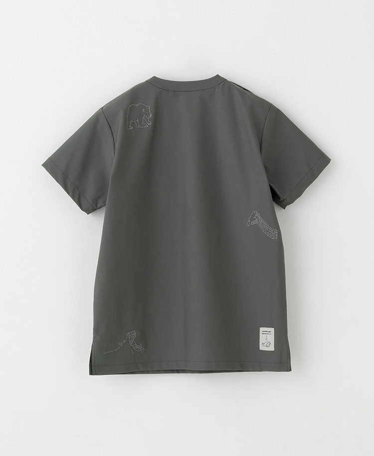 男女通用款 Scrub Canvas Club 刷手衣:Wonder Art 旭山動物園 - Classico克萊希台灣官方網站 - スクラブ
