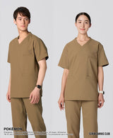 男女通用款 Scrub Canvas Club:<BR>寶可夢刷手衣 - Classico克萊希台灣官方網站 - スクラブ