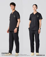 男女通用款 Scrub Canvas Club:<BR>寶可夢刷手褲 - Classico克萊希台灣官方網站 - スクラブ