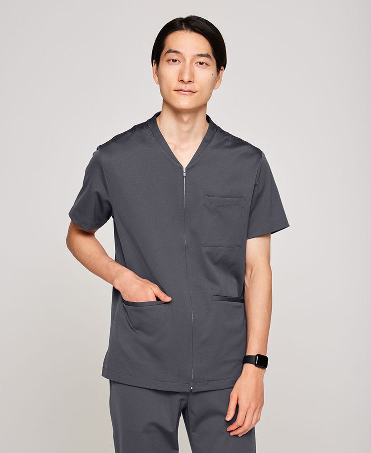 男款 平紋織拉鍊式刷手衣・LUXE - Classico克萊希台灣官方網站